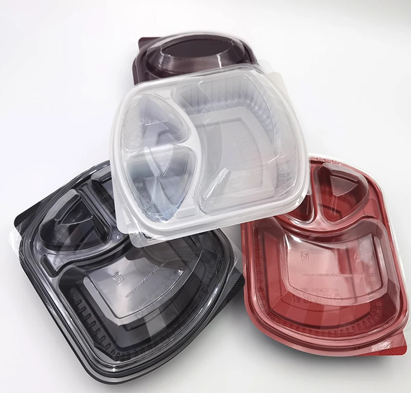 Hot sale Disposable Packaging Container for to go Takeaway Fast Food PP Plastic Boxes