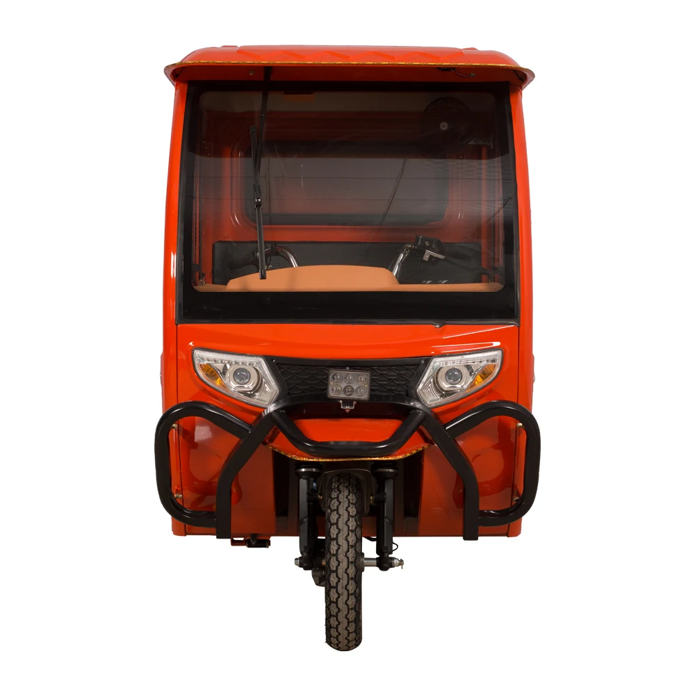 China Best-selling Food Tuktuk Adults Electric Vehicle 1200w1500w Enclosed Tricycle 3 Wheel Delivery Scooter Cargo Documents
