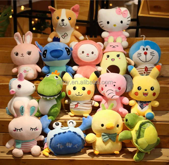 Wholesale claw machine stuffed toys animal stuffed plush toys custom plushie dolls