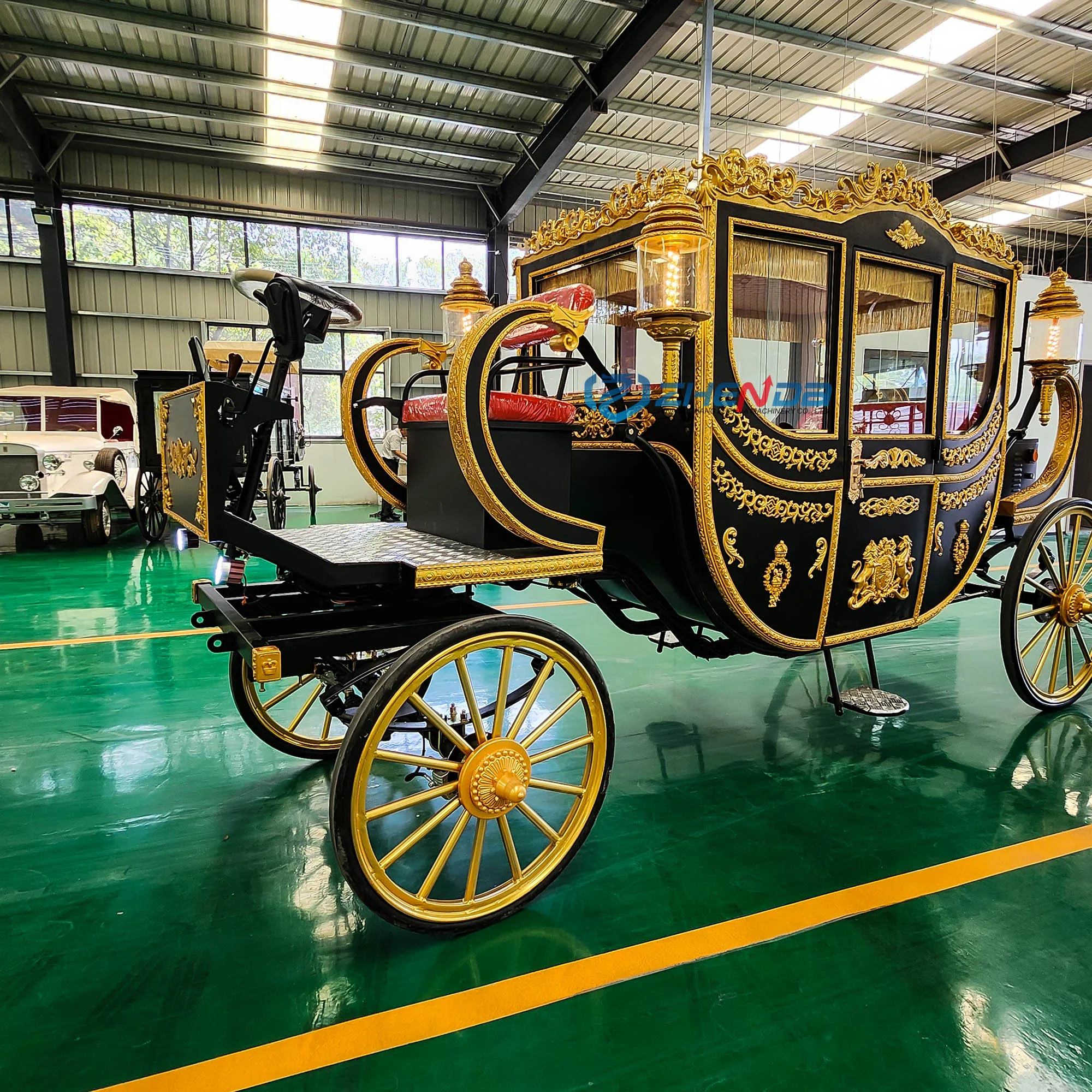 Royal Electric Style Horse Drawn Princess Carriage Wedding Carriage