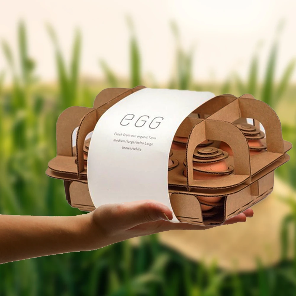wholesale custom printed pulp colored hatching egg stray carton making machine Packaging for Chicken Eggs