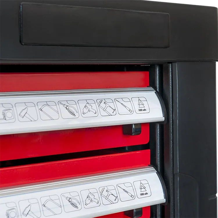 217 Tools 7 Drawers Tool Cabinet Car Tool Trolley