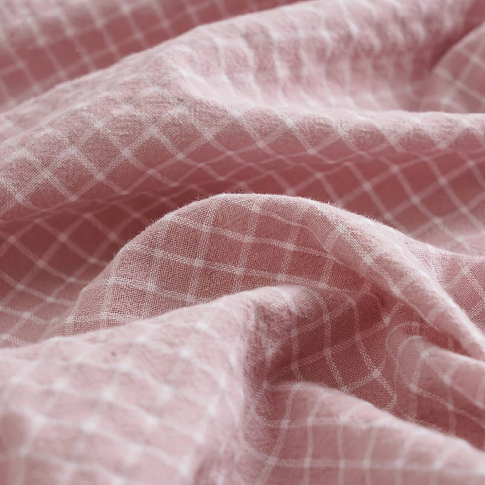 Оптовая продажа модный тканый клетчатый материал для рубашек 100 хлопок клетчатая ткань