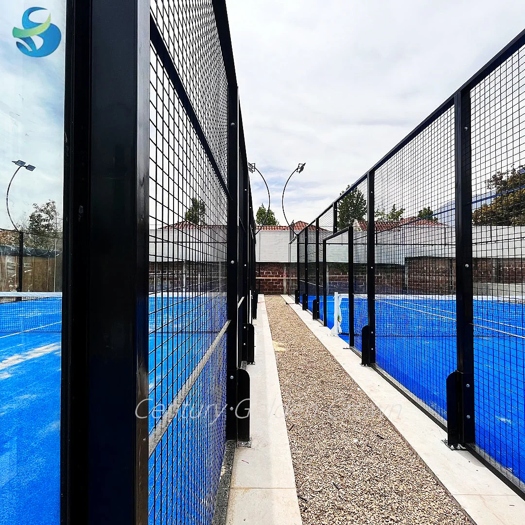 Лидер продаж Padel Court хорошее качество для внутреннего/наружного использования красивая панорамная площадка производитель