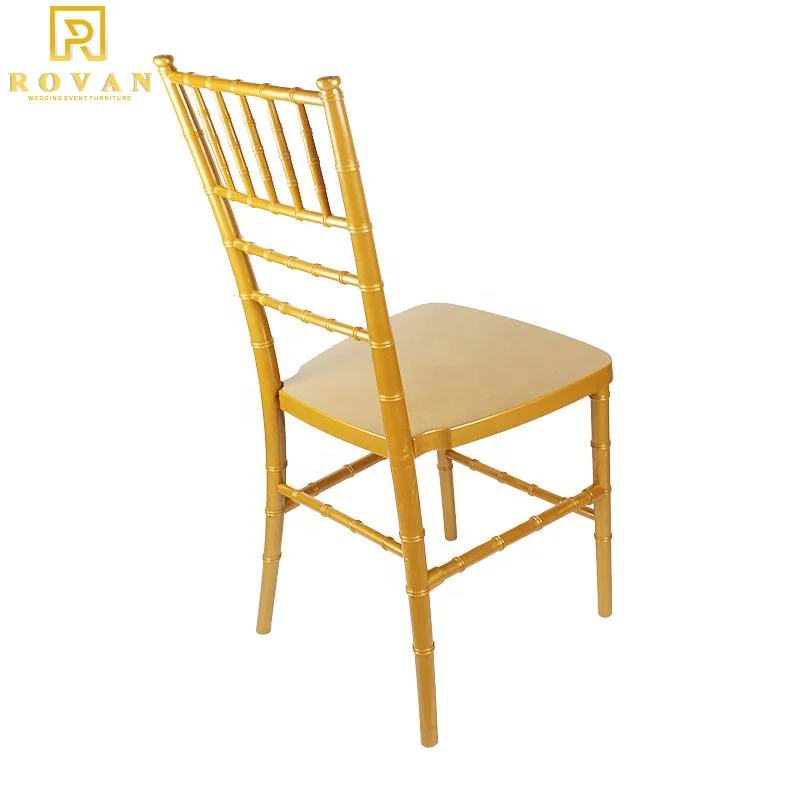  Оптовая продажа акриловый стул тиффани Свадебный Золотой пластиковый chiavari для свадебной