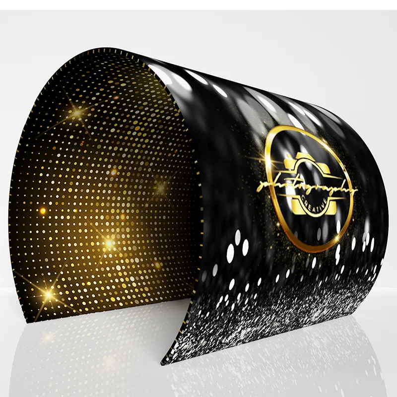2024 camera background photography backdrops 360 photo booth enclosure half circle tunnel