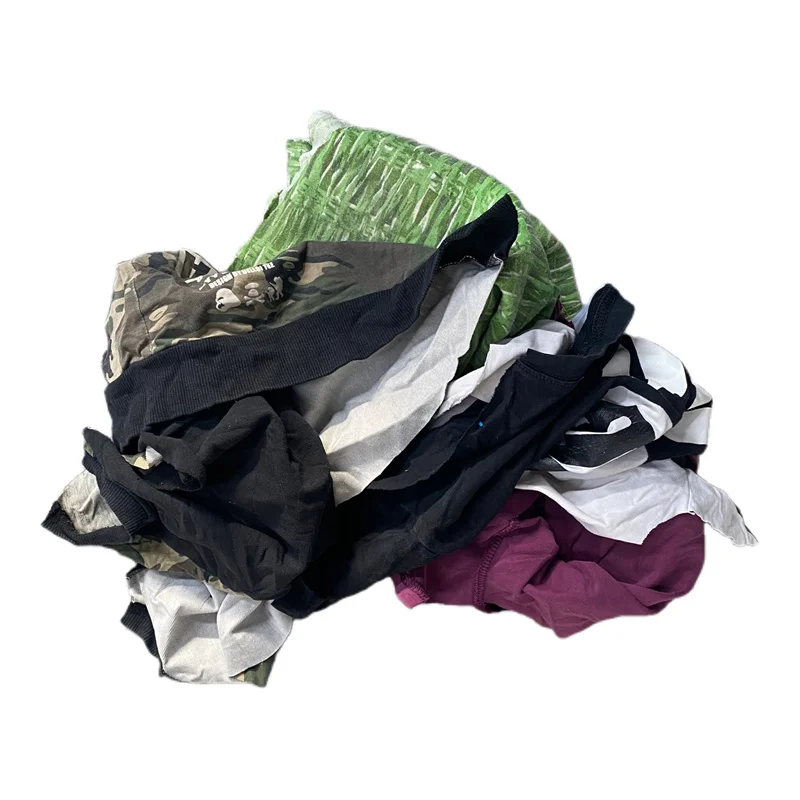 100 Cotton waste Rags Mixed Colour Cotton Rags 10Kg Compressed Bag cleaning rags