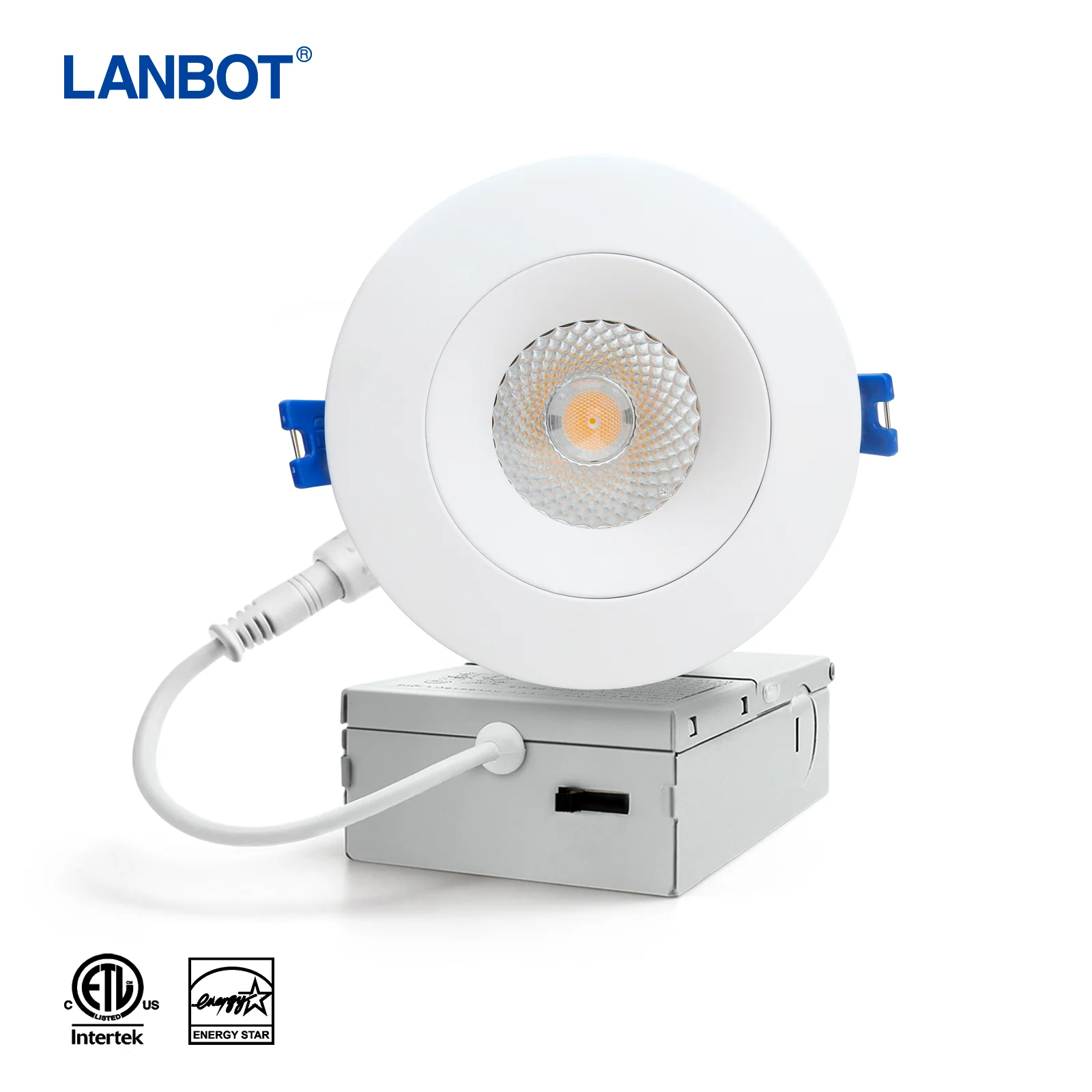 CE Anti-glare Ceiling Spotlamp Professional Hotel Lighting Adjustable 3.5Inch 15W Downlights for Living room Bedroom