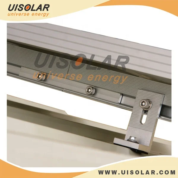 UISOLAR High Quality solar panel Rail Splice Kit Solar Panel Connector Anodized Solar Roof System Natural Silver