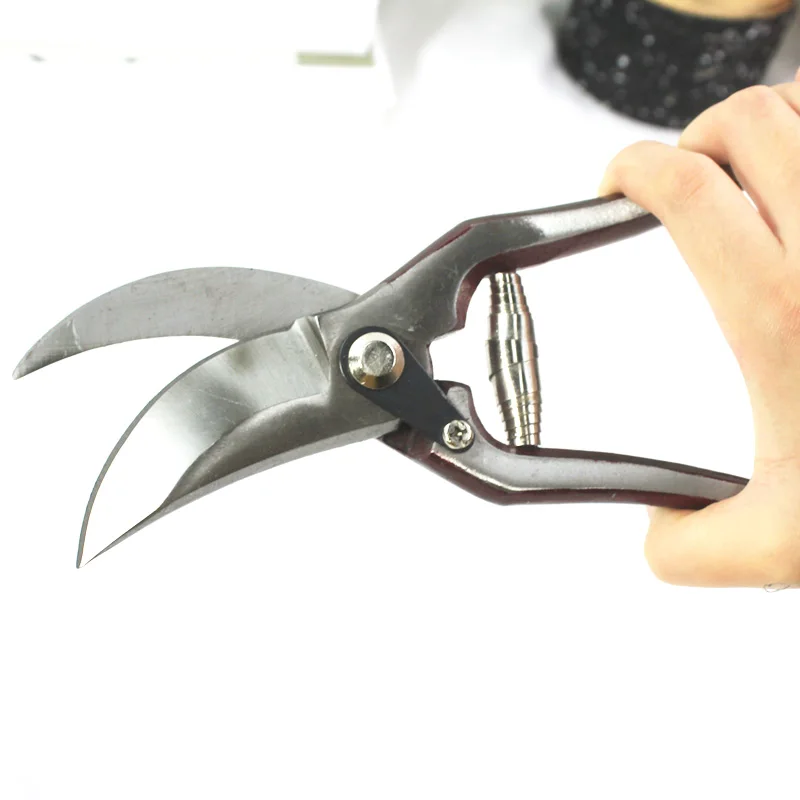 Garden steel forged garden pruner for professional use
