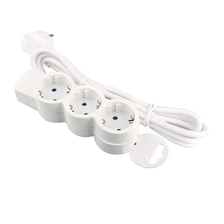New Design 10A 230V Ac 3Ways Universal Extension Socket Surge Protector Power Extension Socket Switch Socket