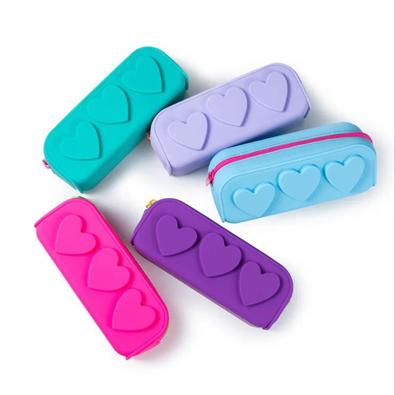 Женский кошелек, симпатичный силиконовый кошелек с единорогом, Лидер продаж, силиконовый пенал для карандашей, пенал, принимаем индивидуальный логотип