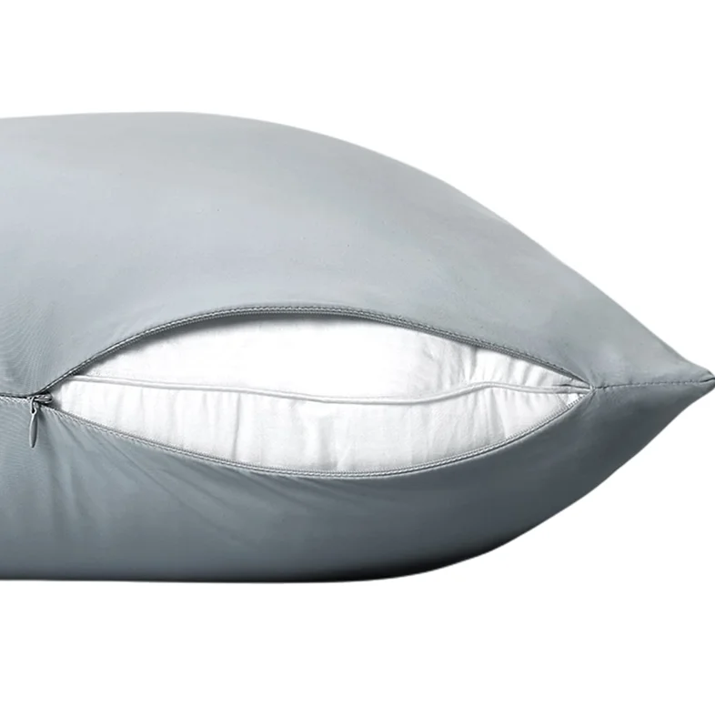 Hot Sale Cool Felling Hidden Zip Anti-static Skin Friendly Machine Washable Pillowcase Bed Pillows For Sleeping