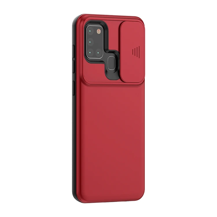 
 Wholesale Shockproof Camera Lens Protection Sliding Door Lens Protect TPU PC Phone Case for Samsung Galaxy A21 A21S Phone Cover  