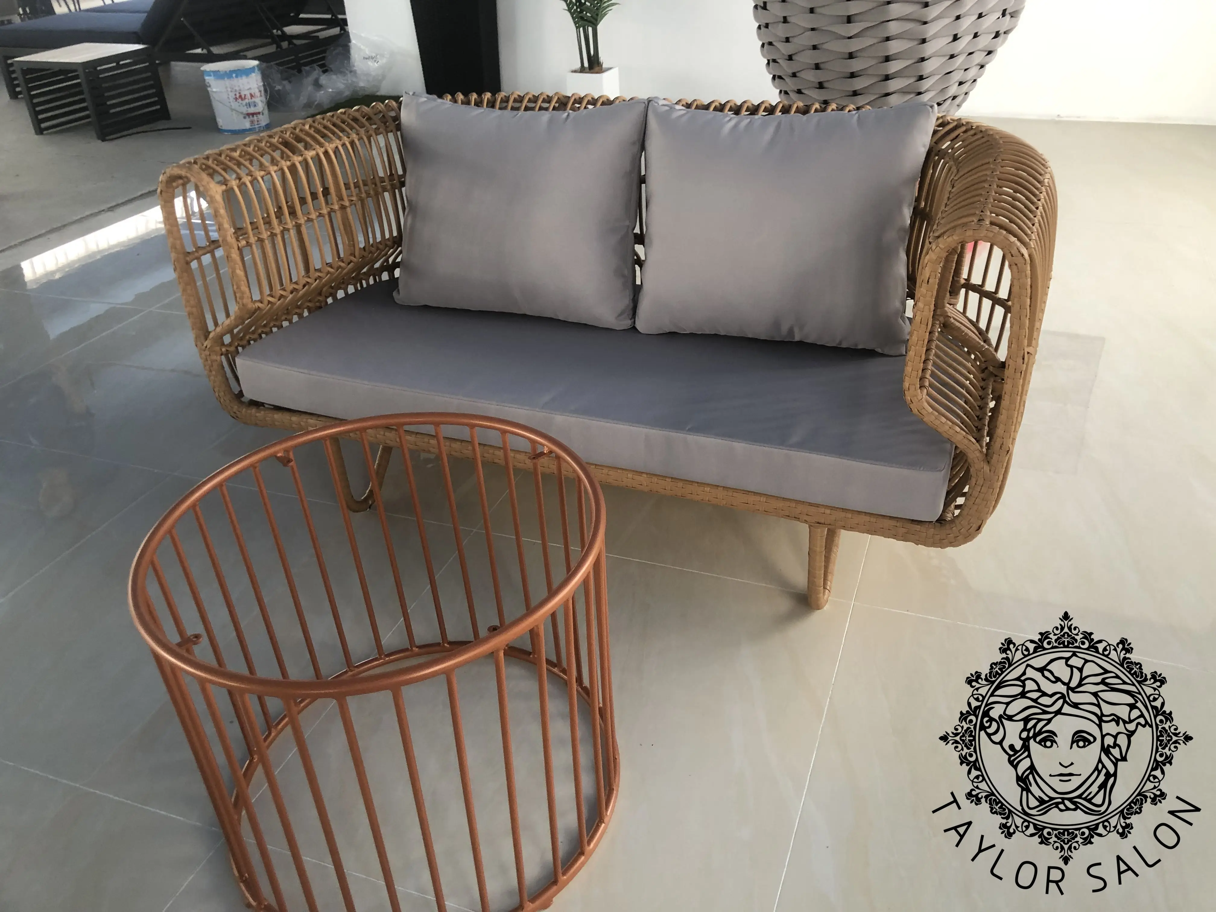 Factory hot selling outdoor terrace hotel garden villa courtyard leisure outdoor furniture