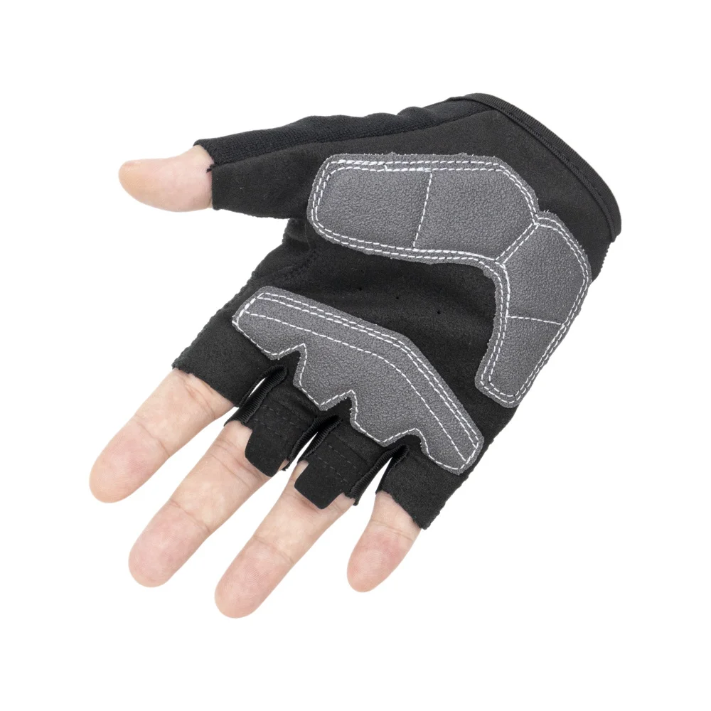 Customized Anti Slip Bike Motorbike Half Finger Outdoor Sports Cycling Gloves