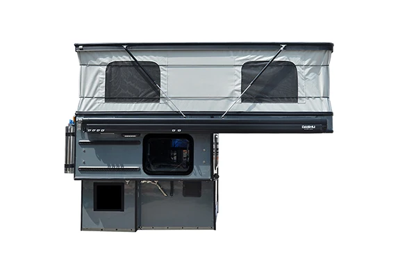 Small Hybrid Offroad Pop Up Top Canopy Camper Folding Caravan Australian Standard Truck Camping Off-Road With Toilet