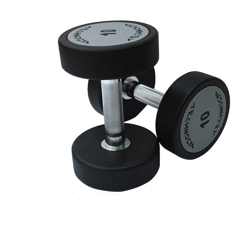 
High Competitive 10KG -50KG Rubber Hex Dumbbell set PU Dumbbell dumbbell fitness 