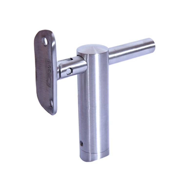 Aleader Balustrade Handrails Glass Fittings Stainless Steel Stain Brushed Wall Mounted Connected Handrail Brackets