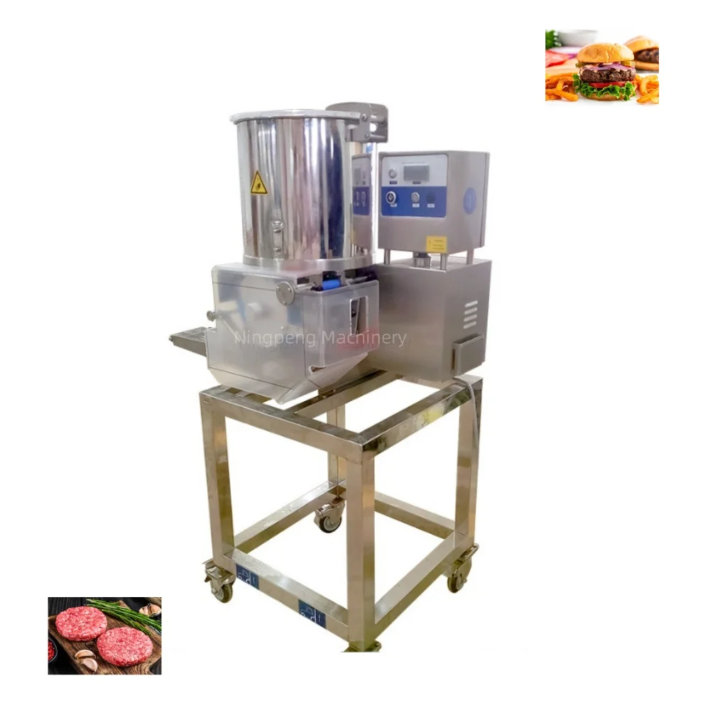 Hamburger Burger Chicken Nugget Press Maker Automatic Jamaican Beef Patty Make Form Mould Machine Price