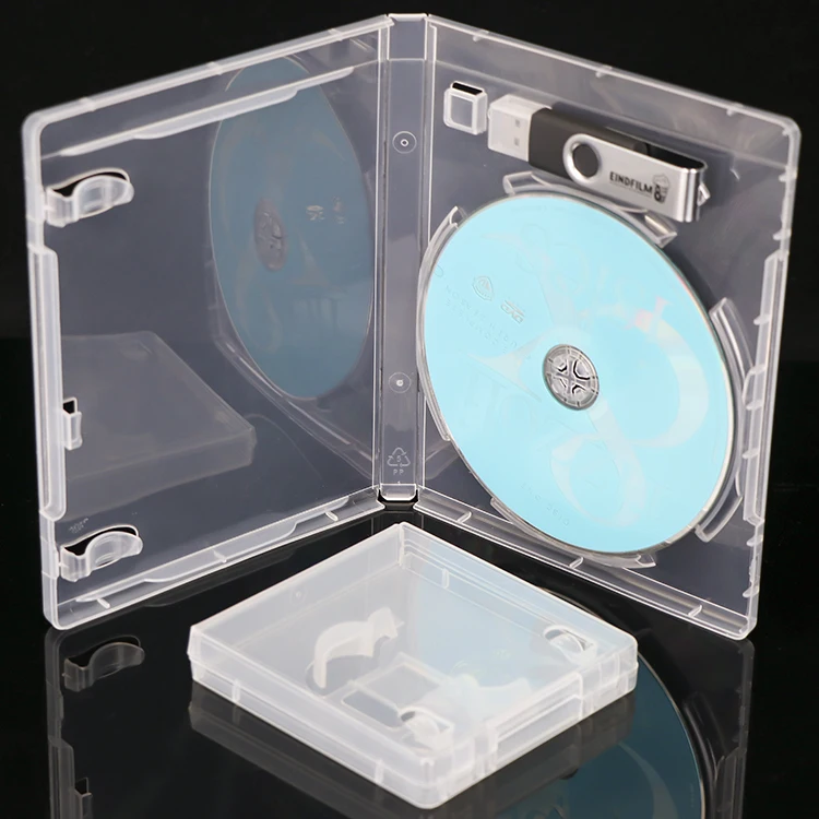 Custom Logo Storage 8GB 16GB 32GB 64GB USB Holder Stick USB Card Box Flash Drive Packing Box Plastic USB Case