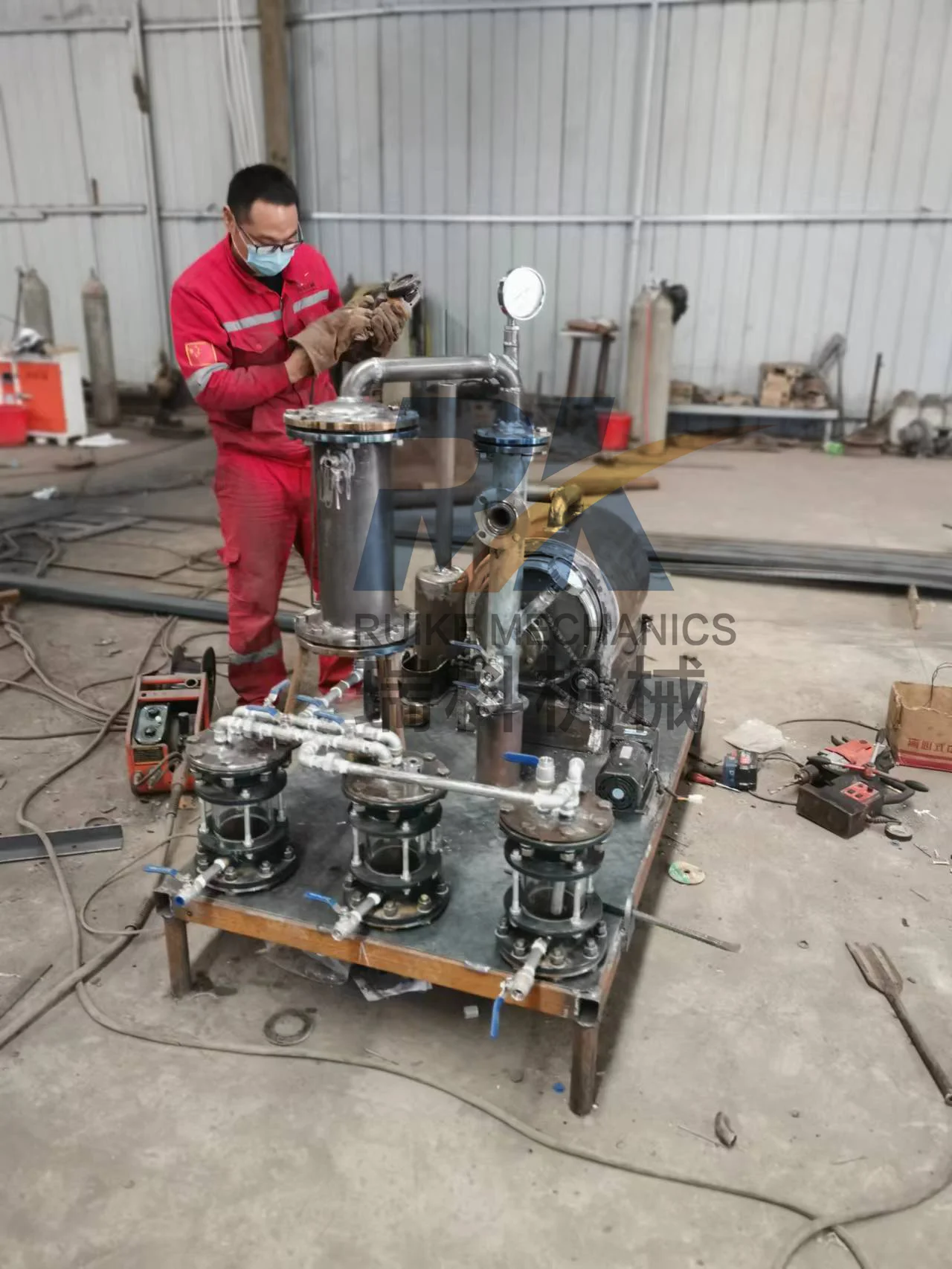 10kg mini used tyre pyrolysis machine testing recycling  machine waste plastic into crude oil