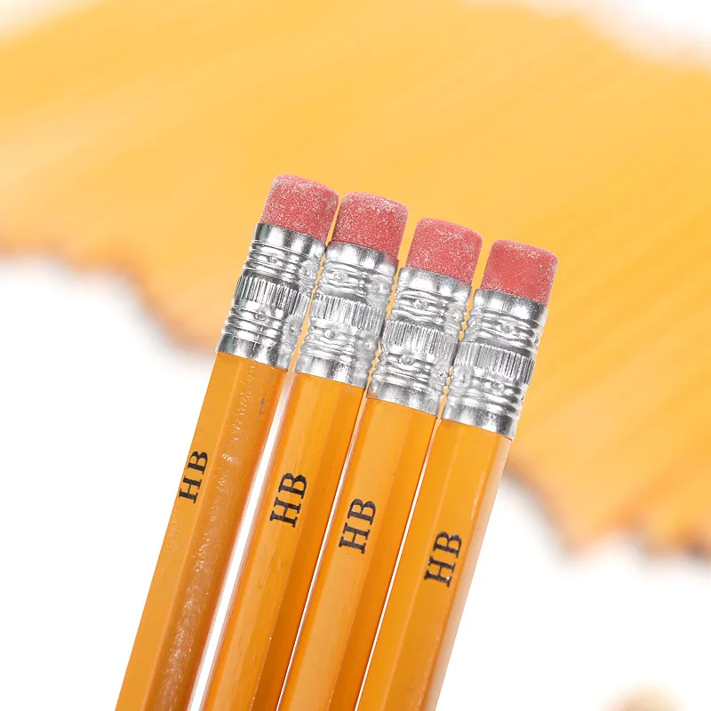 School Supplies standard NaturalWooden Pencil Custom Promotional Kids Writing 2b Pencils for Kids