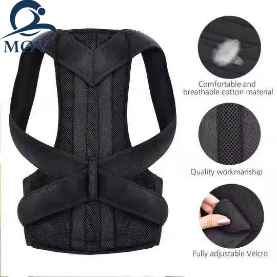 Adjustable back support brace belt shoulder Posture Corrector