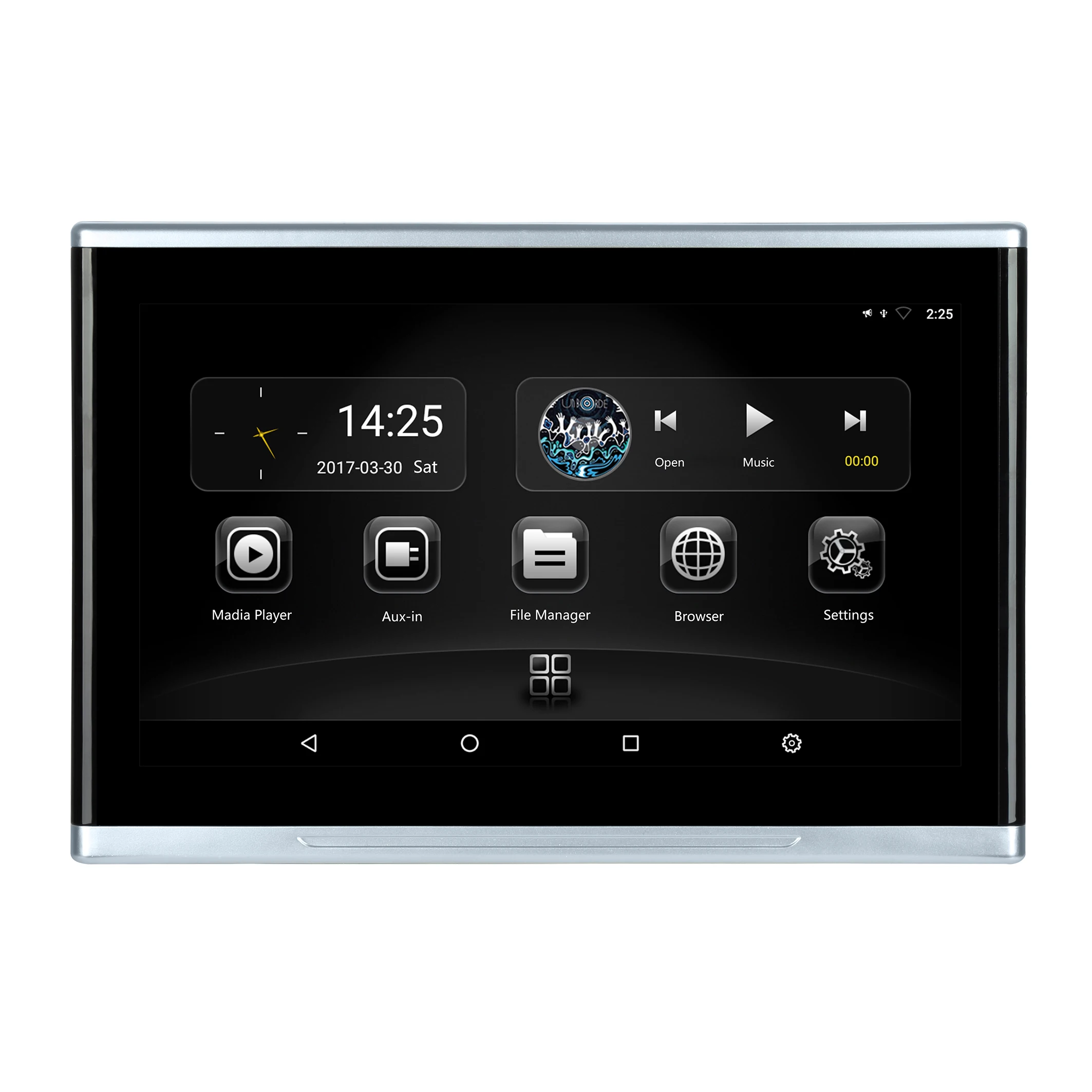 12 volt universal 10.1 car back seat video lcd touch screen car headrest monitor android car tv