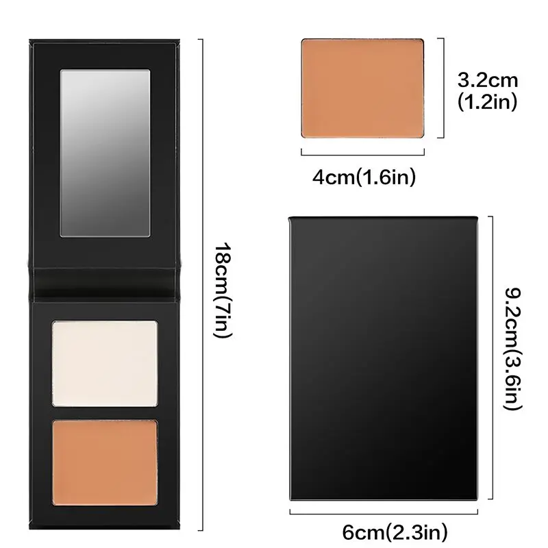3D Adjustable Concealed Hinge HD High Definition Full Coverage Duo Matte Cream Concealer Private Label