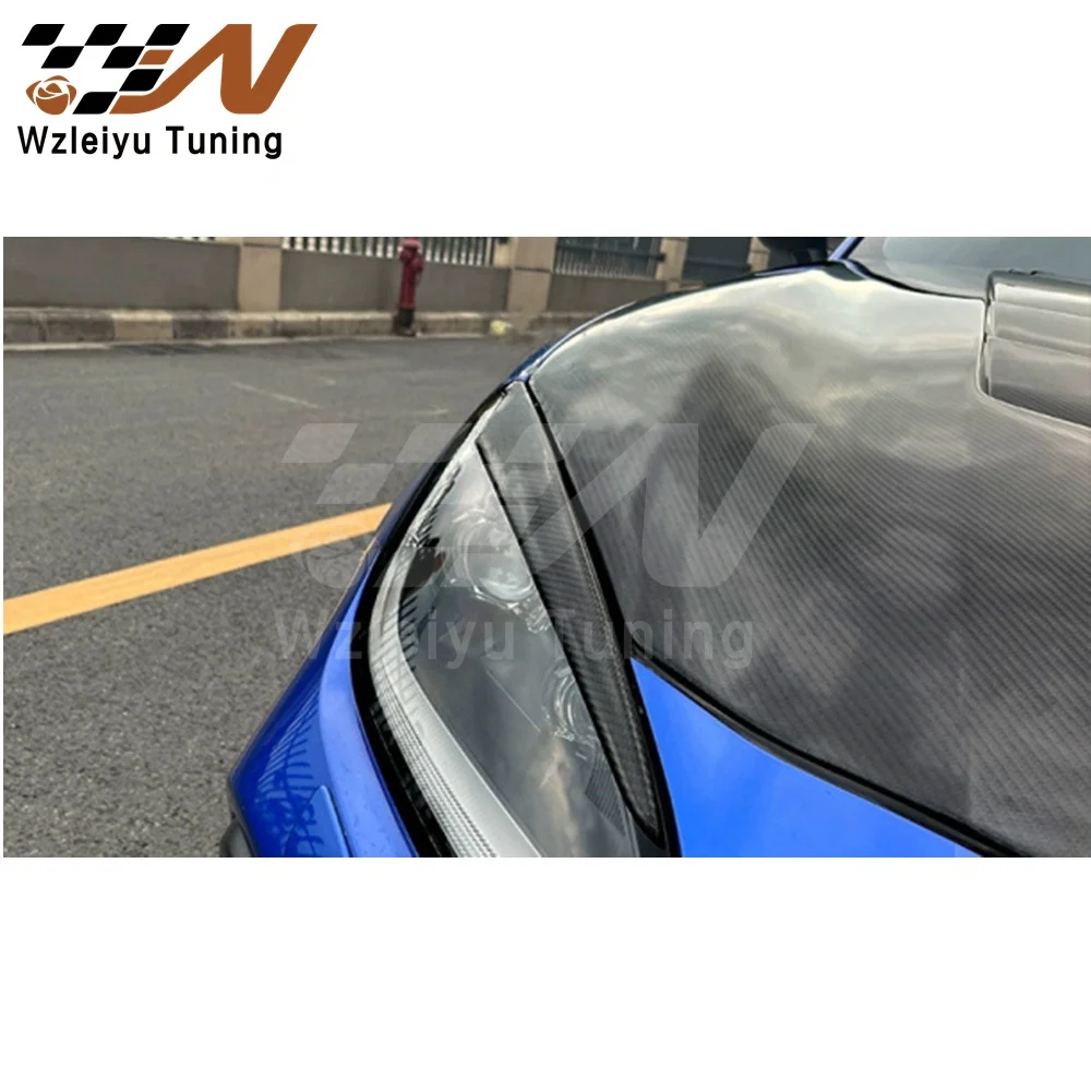 NB Style Carbon Fiber Headlights Cover Fit For Toyota GR86 Subaru BRZ ZD8 ZN8 22-23 High Quality Fitment