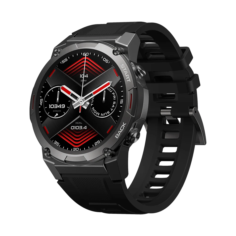 2023 Wholesale Zeblaze Vibe 7 Pro Voice Calling Smart Watch 1.43 Inch AMOLED Display 3ATM Waterproof Always-On Modes Smartwatch