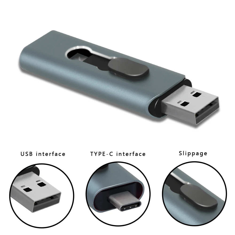 Various Color USB 2.0 Flash Drive Type C Pen Drive 16GB 32GB 128GB 256GB usb memory 64GB USB 2.0 stick Pendrive for Android/PC
