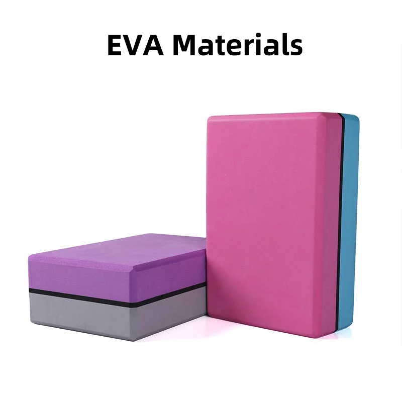 custom logo moq 20pcs 200g lightweight odorless yoga blocks moisture-proof high density EVA foam yoga block