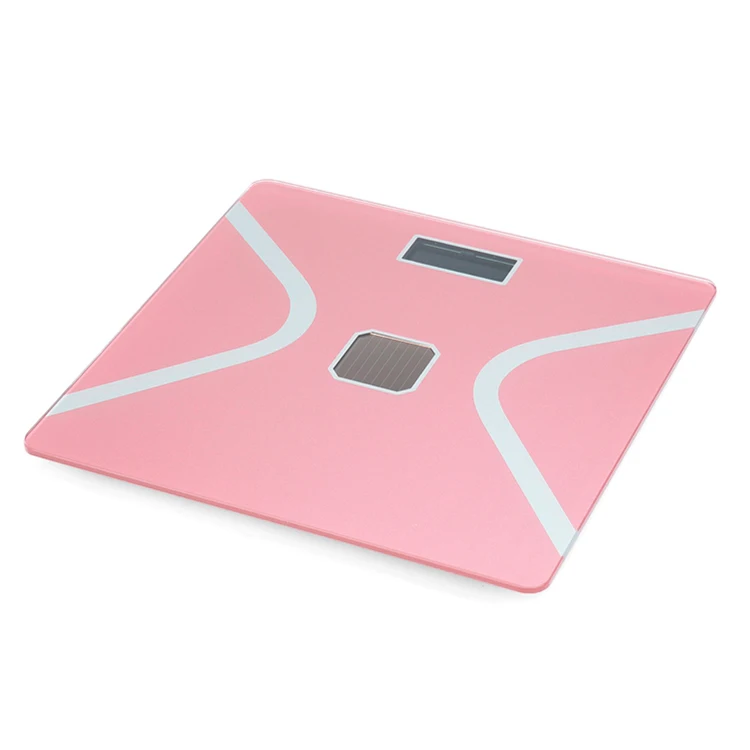 Good Quality 396Ib Digital Bathroom Scales IOS fitness App Pink 180kg Body fat scales