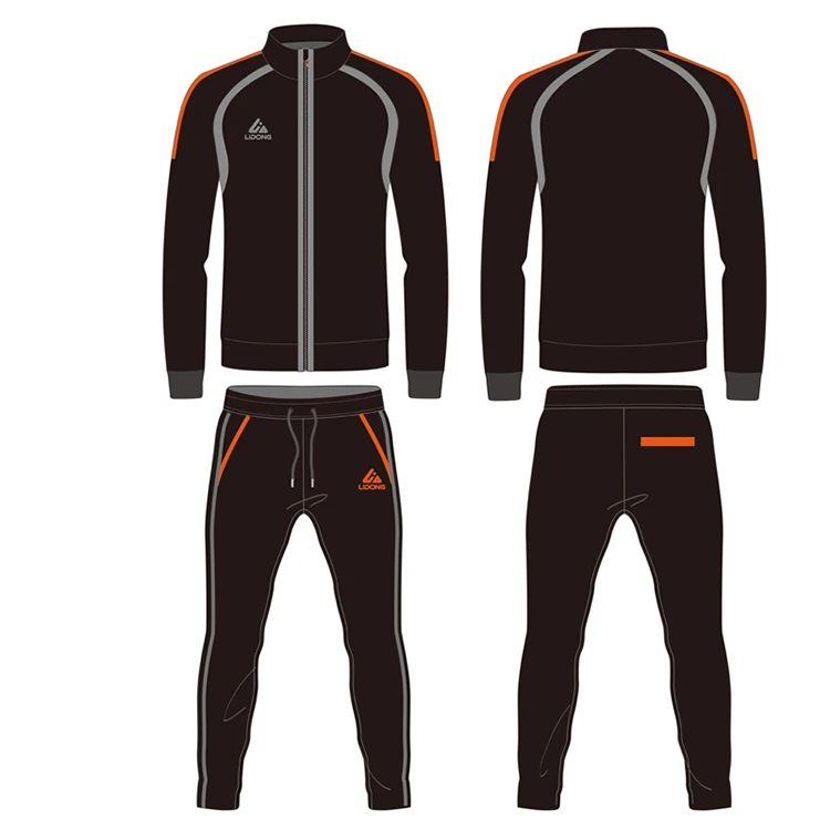 Заводской изготовленный мужской спортивный костюм для фитнеса на молнии с сублимационной