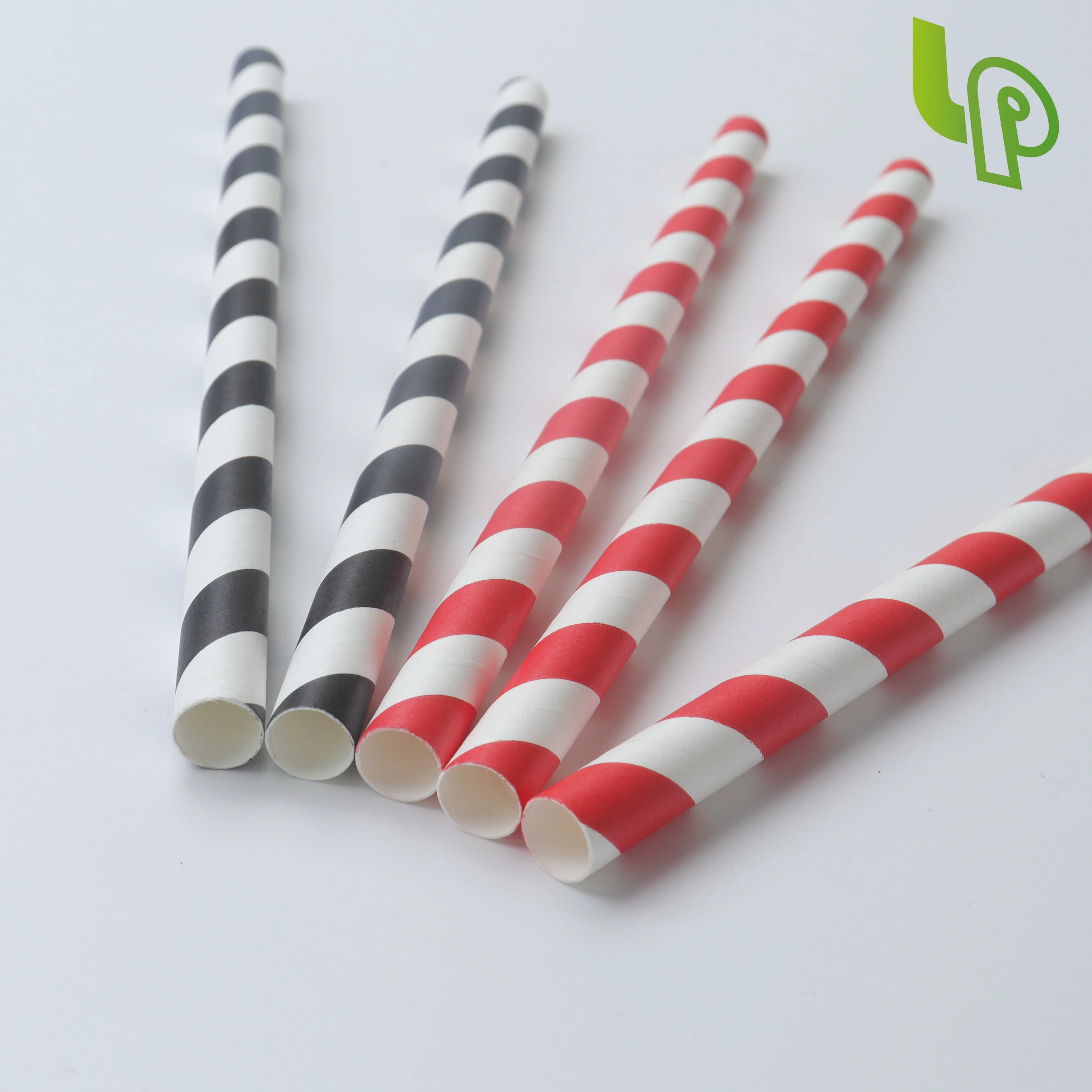 Environmentally Friendly Disposable Paper Straw Factory Straight Hair Food Grade Safety Milk Coffee Dinnerware Tableware