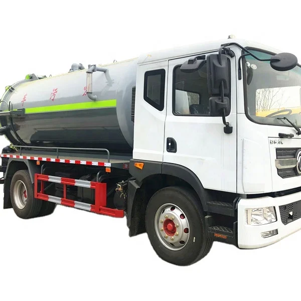 Dongfeng очистки илососная машина 11m3 пыли вакуумный сточных вод сосать