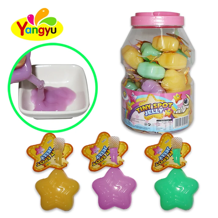 Yummy cartoon star shape jelly halal sweet fruity flavor jelly pudding