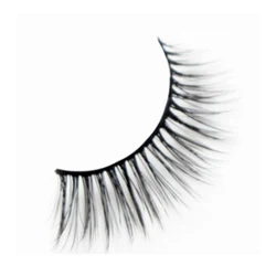 Droshipping 10 pair black natural look silk synthetic fiber magnetic eyelashes with eyeliner set
