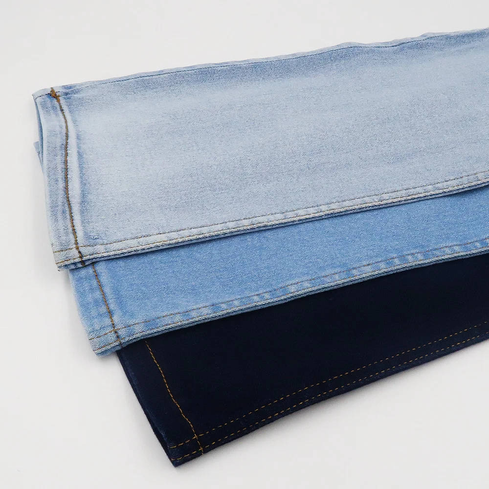 High Quality Female Men 9.3oz High Stretch Cotton Spandex Jeans Denim Fabric