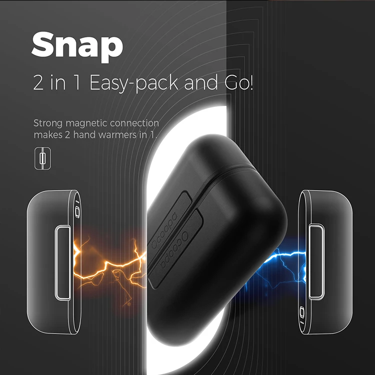 Ocoopa Rechargeable Portable usb Heater Hand Winter Camping