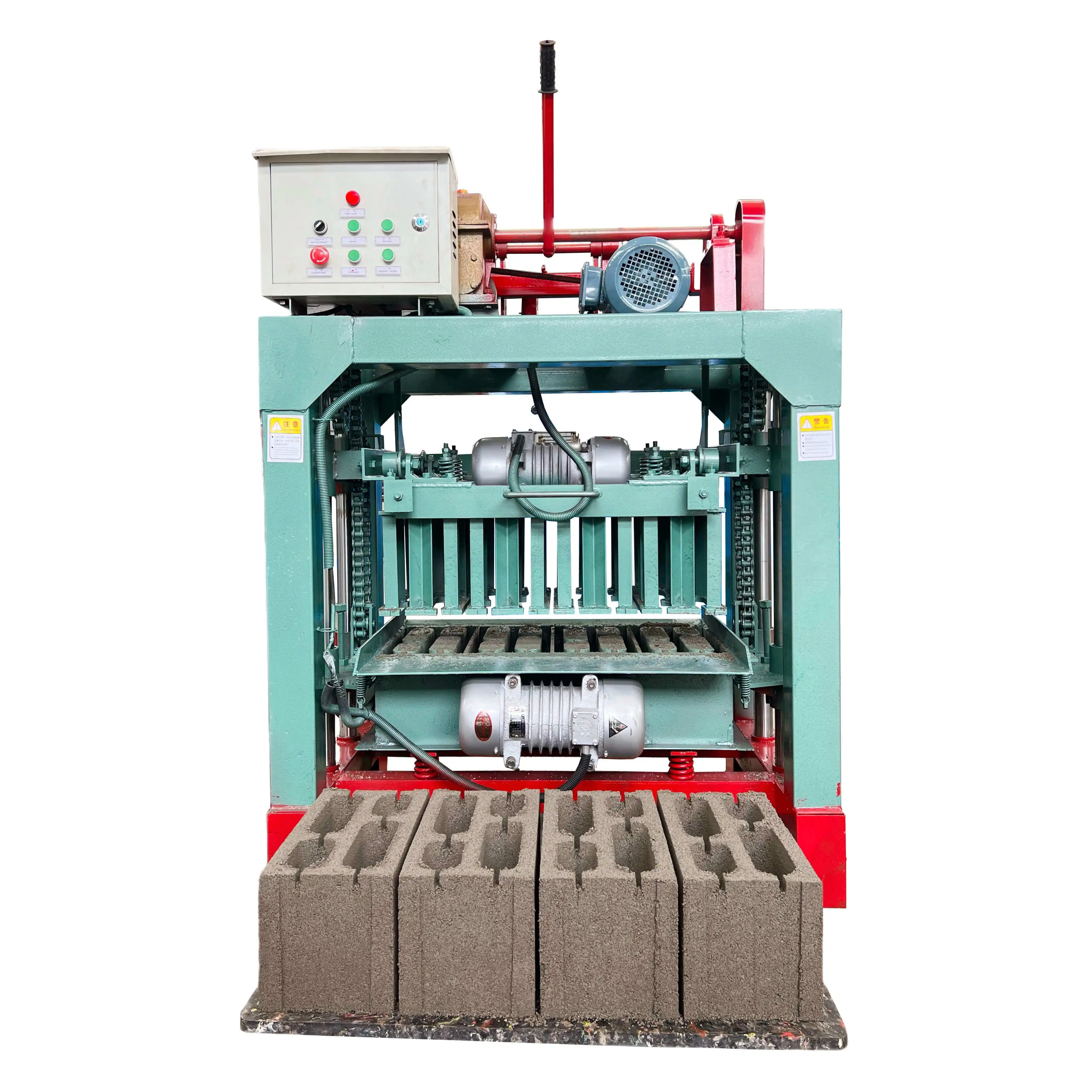 Hollow Block Machinery Vibration Concrete light Weight Brick Making Block Molding Machine