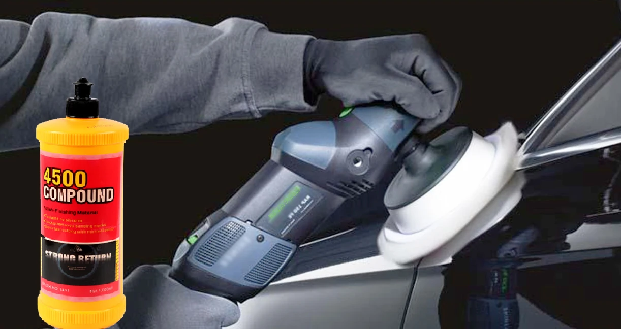 Stainless Steel white Polishing Wax metal polish compound Auto paint all in one compound 4500