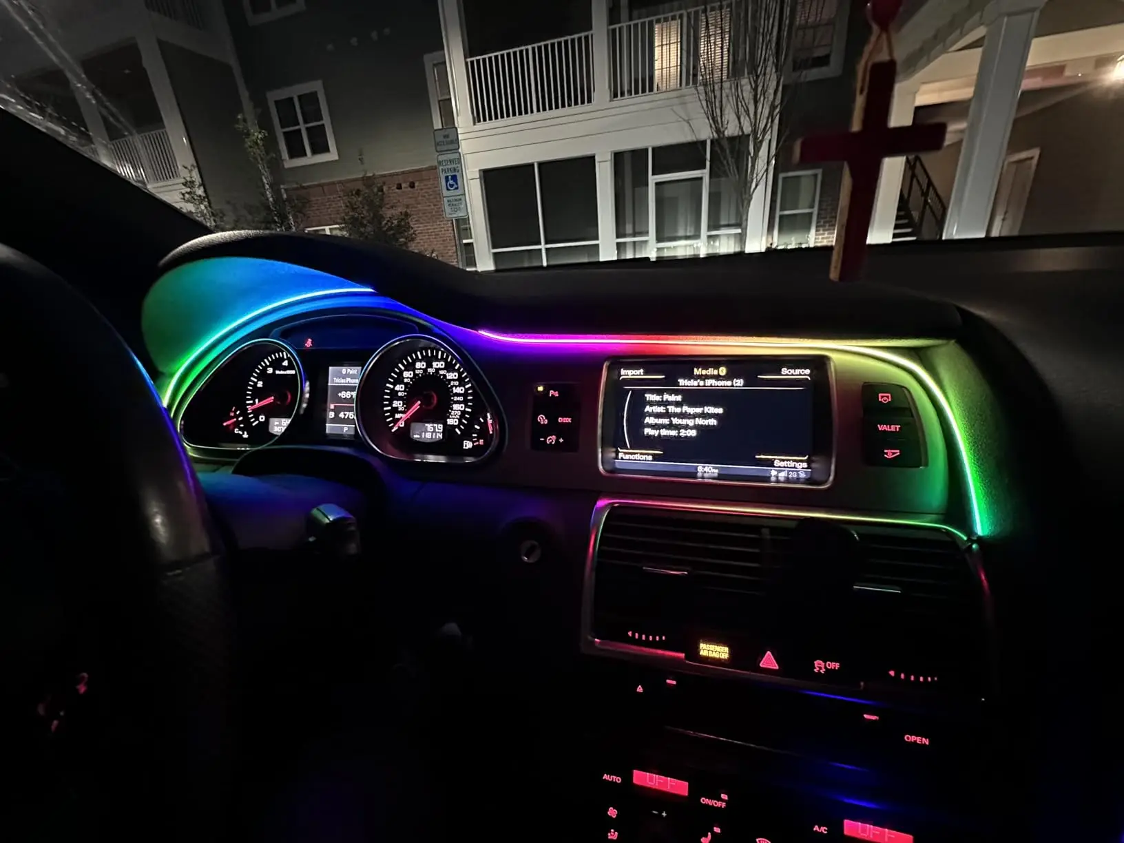 Автомобильные аксессуары по низкой цене светодиодные фонари для интерьера неоновая атмосфера освещение салона автомобиля ремонт