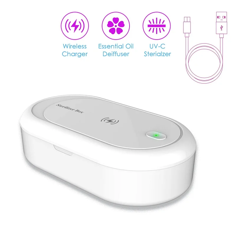 
High Quality 10W Wireless Phone Charger UV Lamp Disinfection Light 