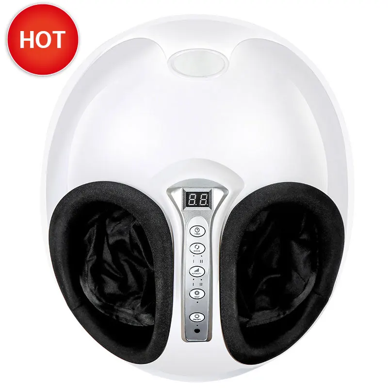 Горячая массажера для ног с подогревом 3D Электрический подушки безопасности для ролик Вибрационный массажер для ног разминание шиацу с воздушным давлением и отопление