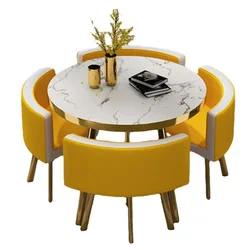 Factory director sales Dining Room Furniture Table with 4 chairs For Restaurant Dinning Tables Set