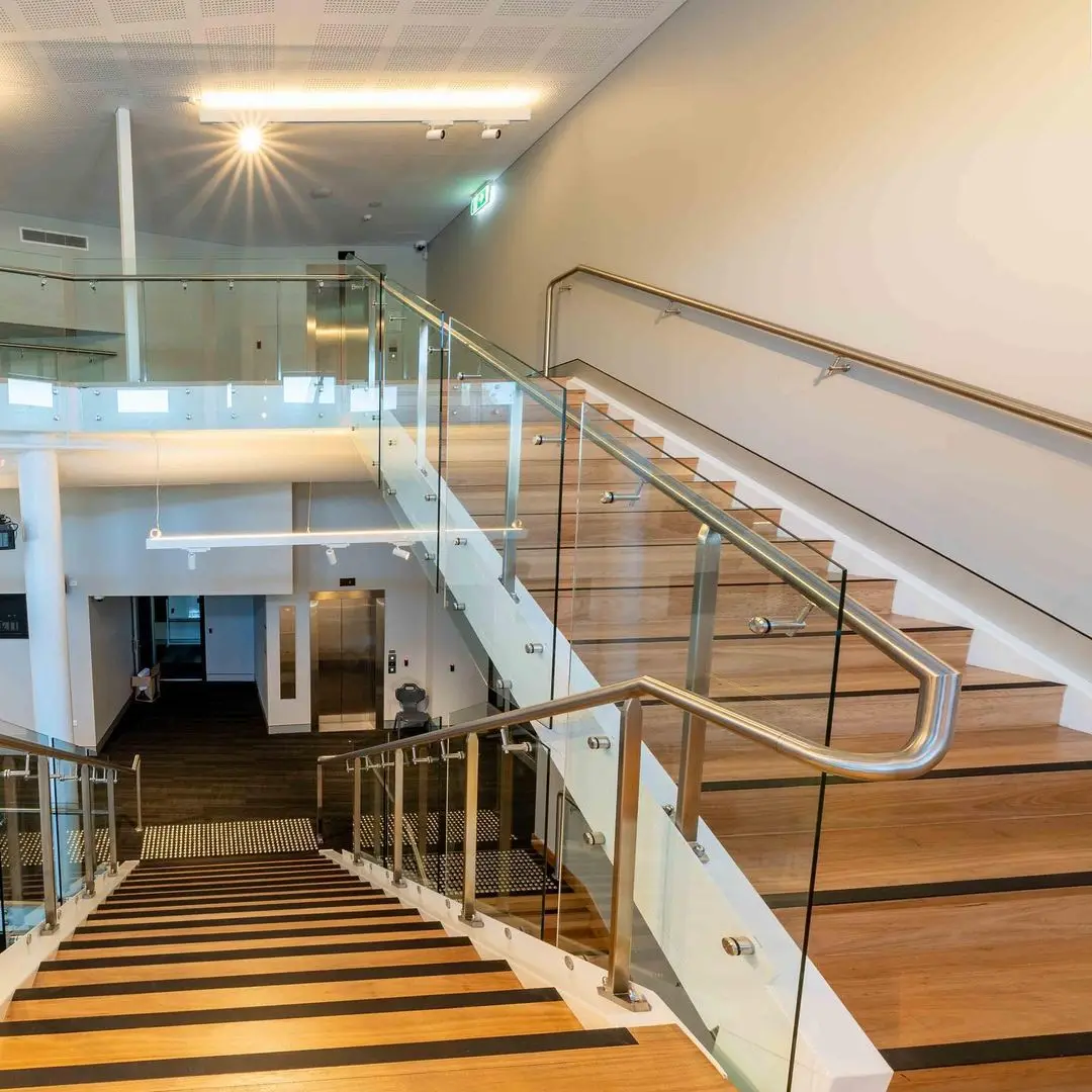 foshan stainless steel indoor staircase railings high quality rod railing for veranda