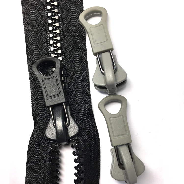 JY Customized 5# 8# 10 # Auto Lock Plastic Zipper Slider For Resin Zipper